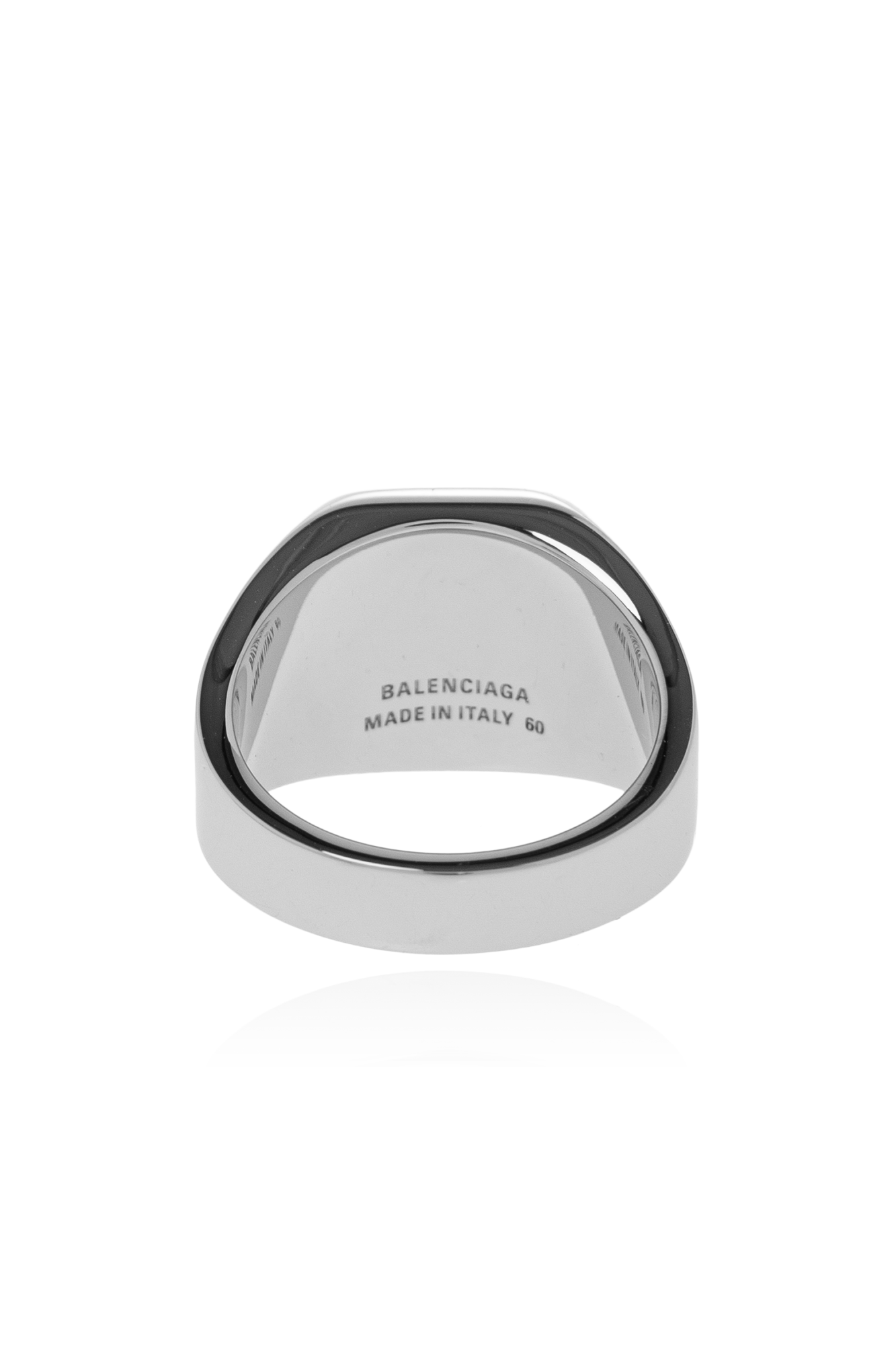 Balenciaga Signet ring with engraved logo | Men's | Vitkac